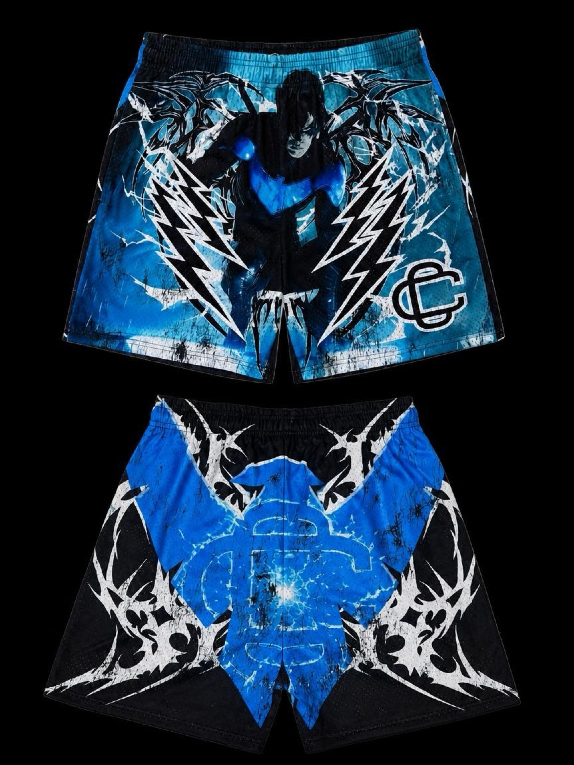 CORRUPTED CREATIVE x NIGHTWING SHORTS (XL)