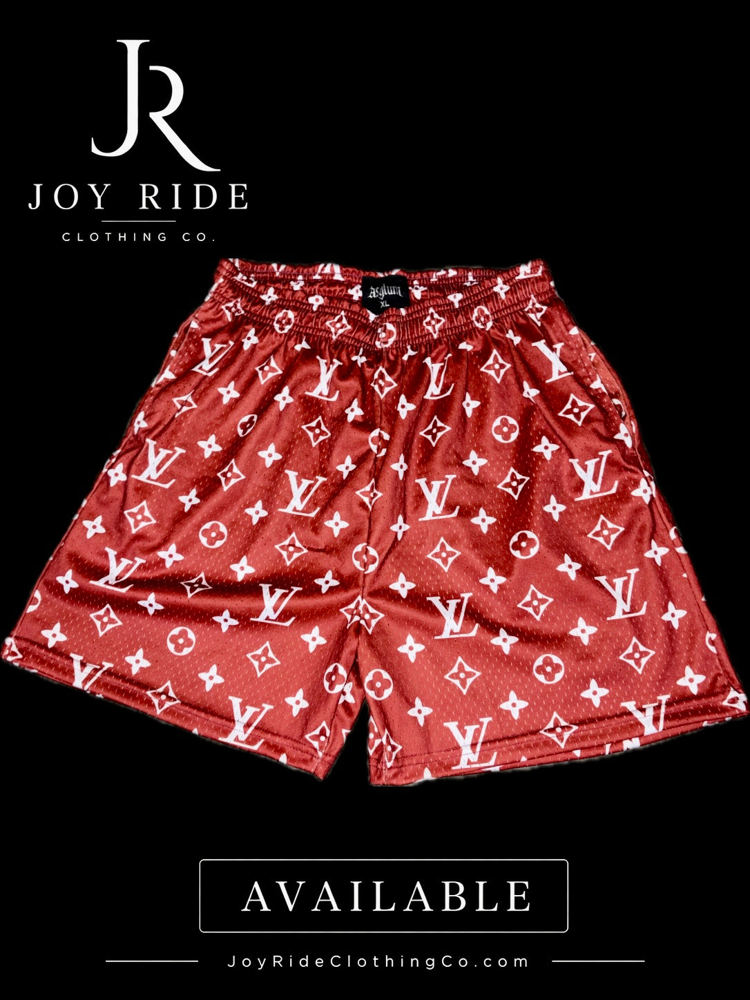ASYLUM Red/White LV Shorts (XL)