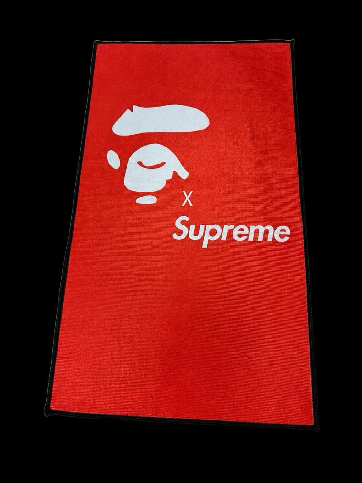 BAPE X SUPREME RUG