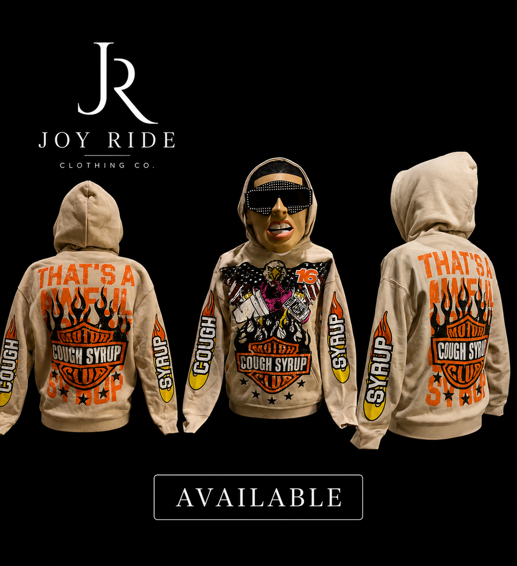 Cough Syrup Motor Club Hoodie (SIZE LARGE)