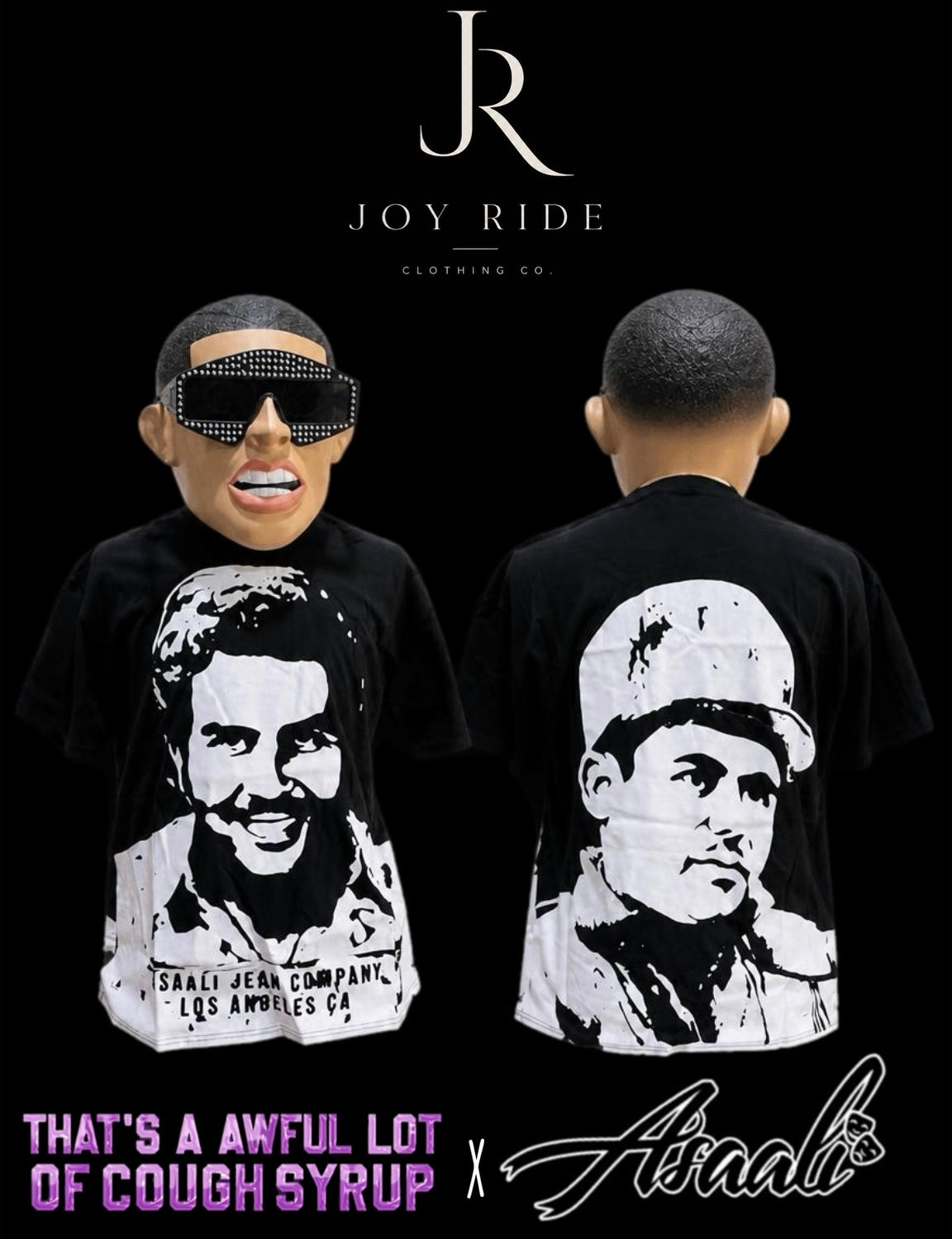 COUGH SYRUP X ASAALI CARTEL T-SHIRT (LARGE)