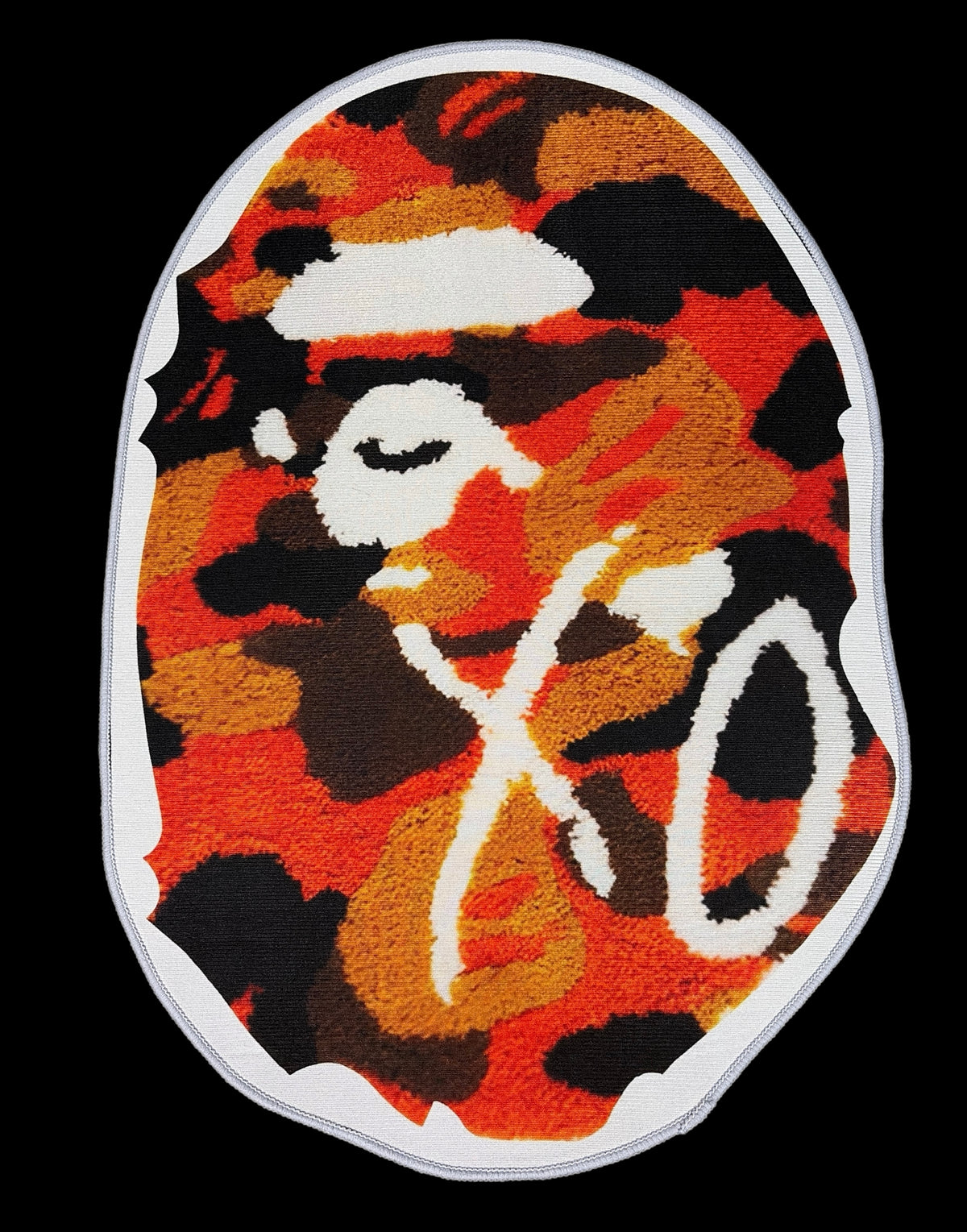 BAPE x XO APE HEAD RUG