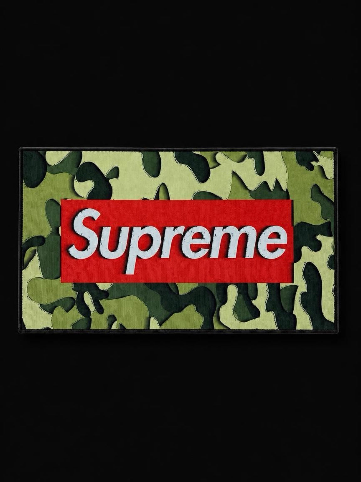 SUPREME CAMO RUG