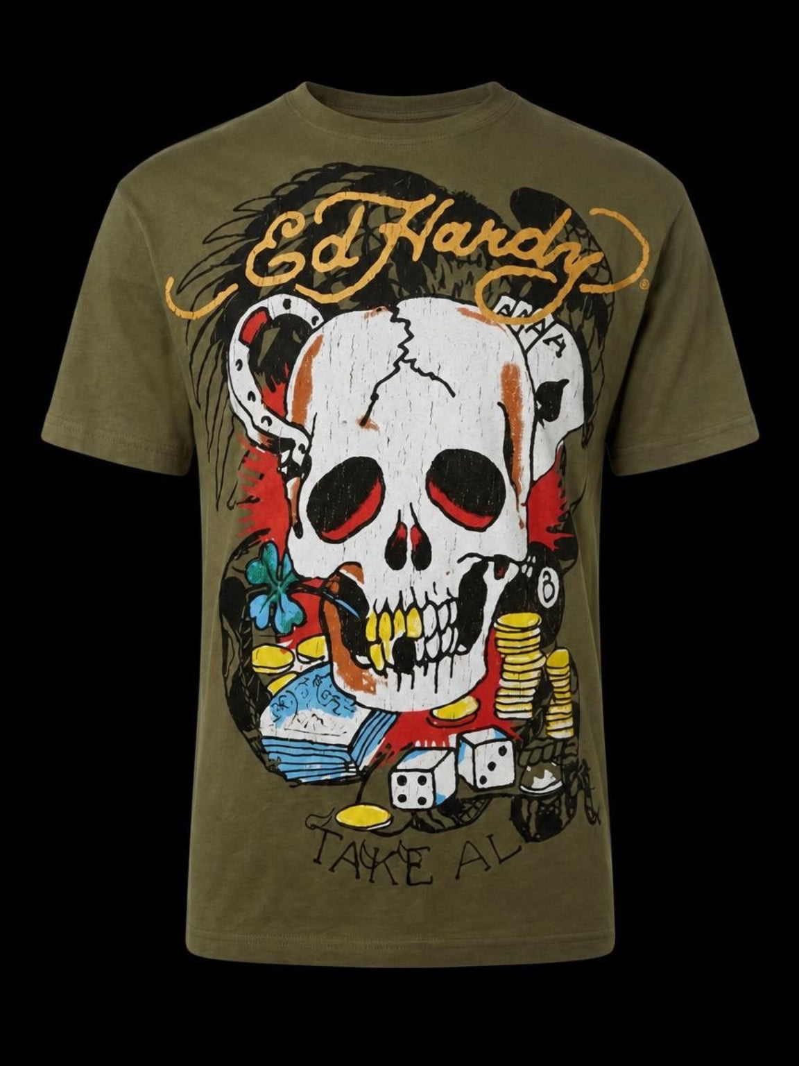ED HARDY T-SHIRT (LARGE)