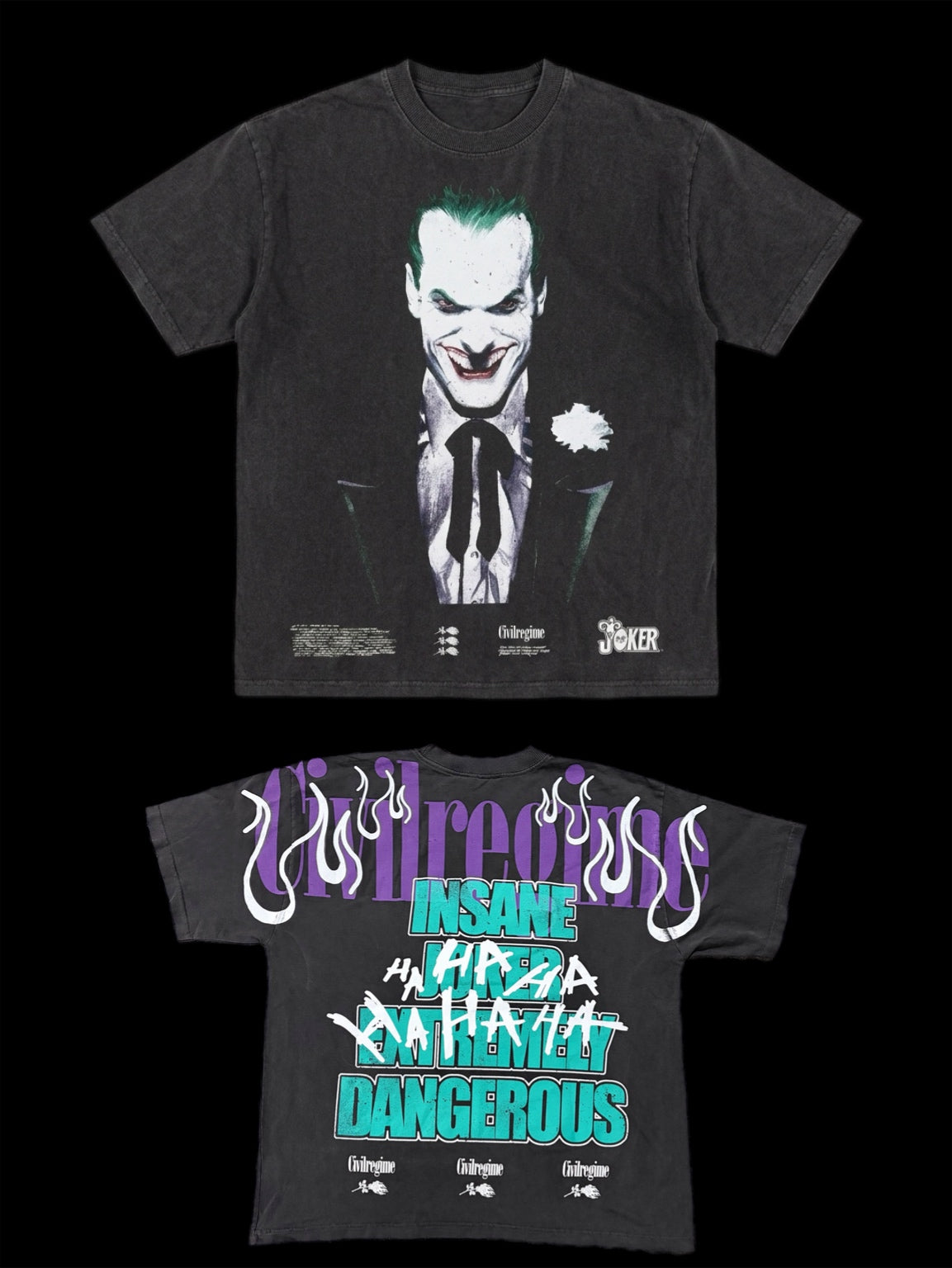 CIVILREGIME X THE JOKER T-SHIRT (LARGE)