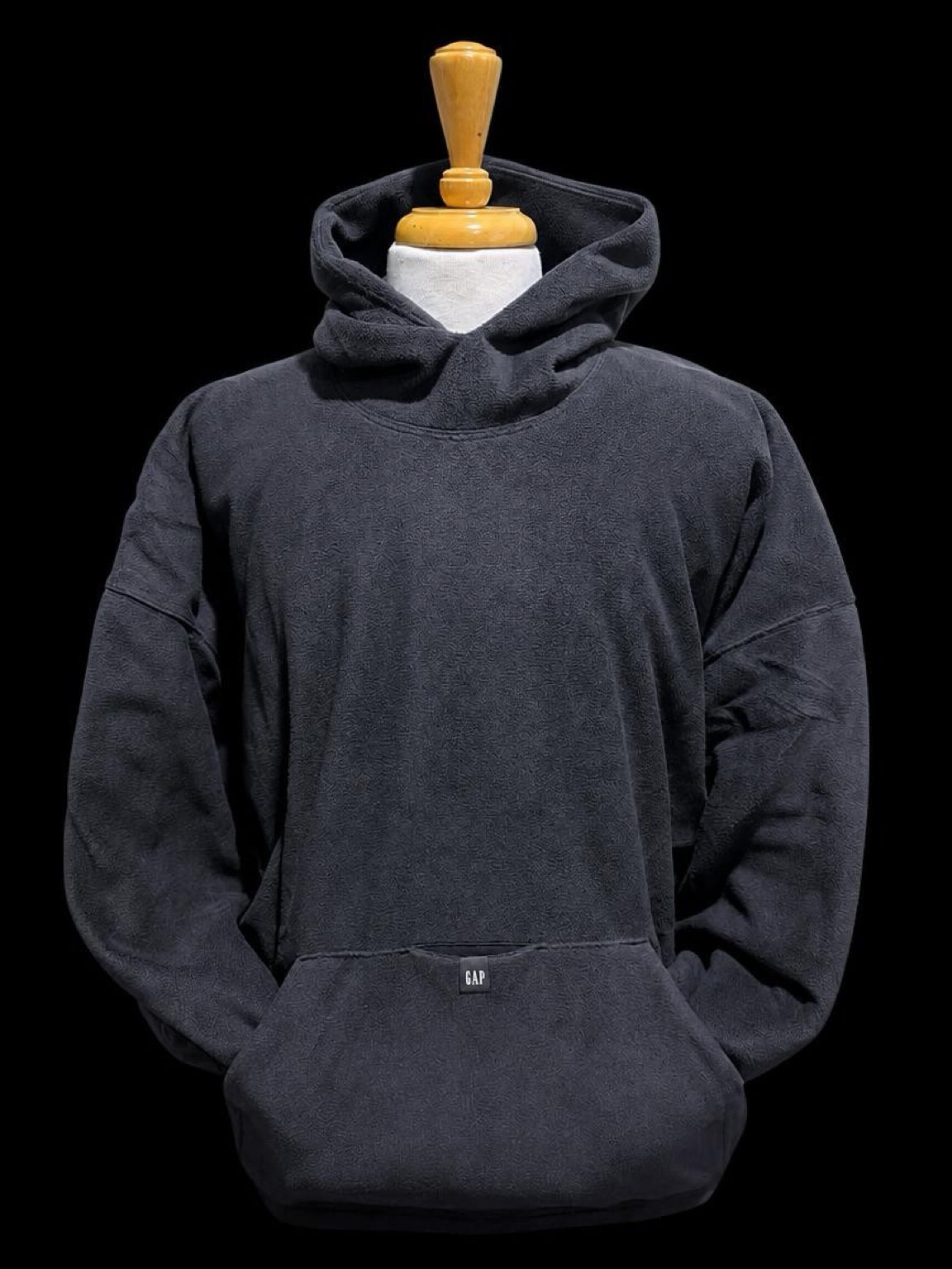 YEEZY x GAP BALENCIAGA FLEECE HOODIE (BLACK)