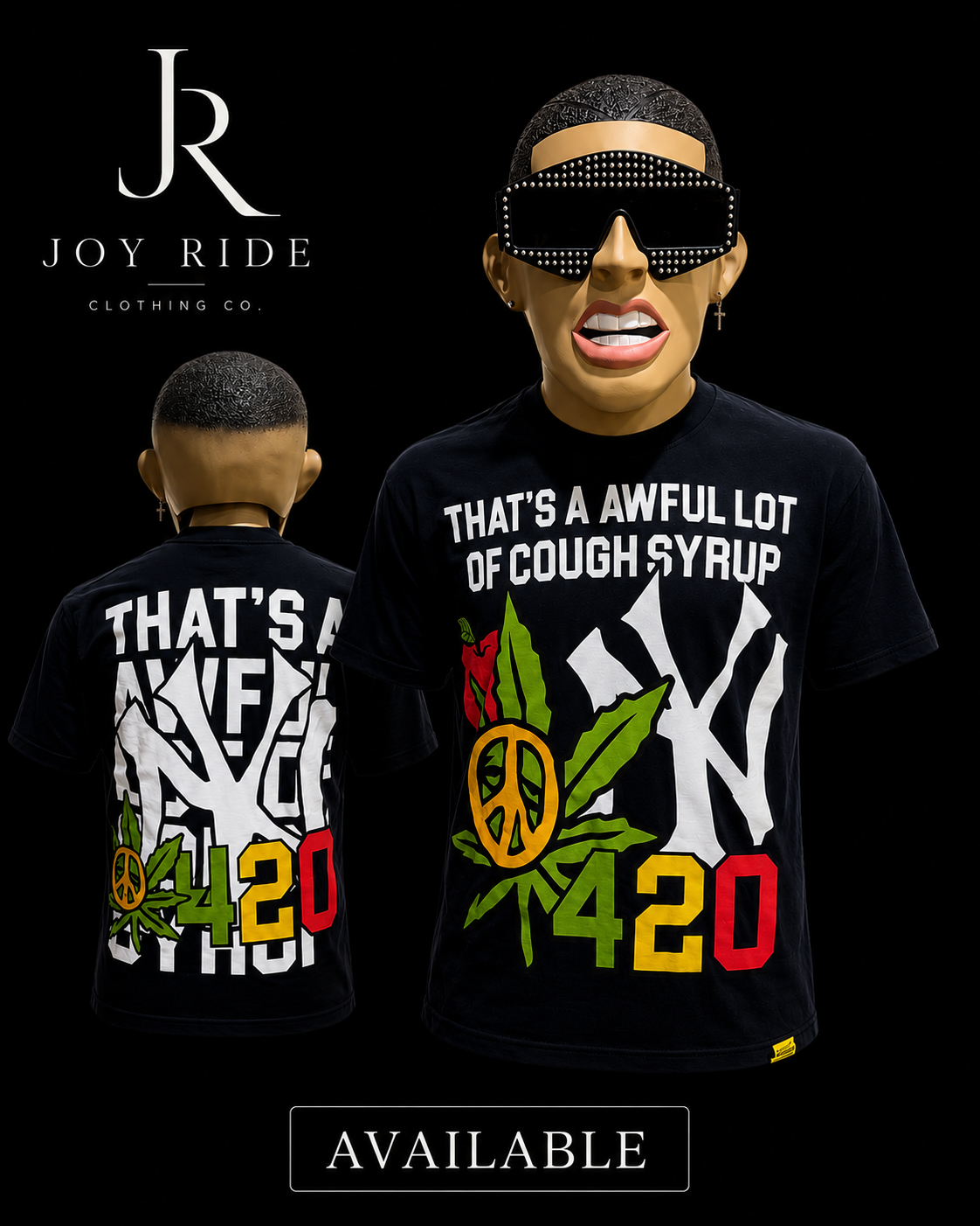 Cough Syrup 420 NY Tee (Size Small)